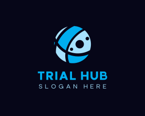 Hoop Basketball Court logo