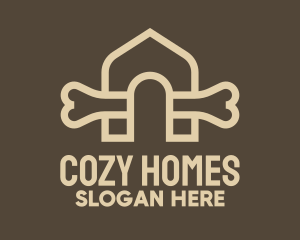 Bone Doghouse Kennel logo design