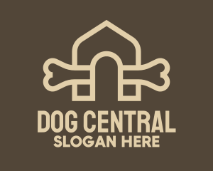 Bone Doghouse Kennel logo design