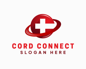 Medical Orbit Letter C logo design