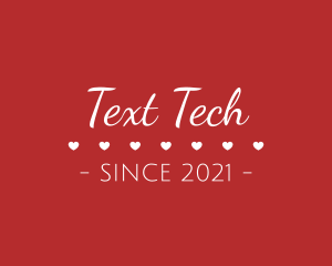 Valentine's Day Text logo