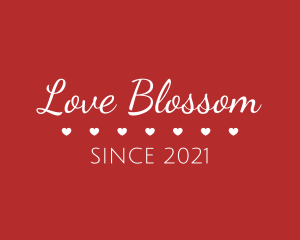 Valentine's Day Text logo design