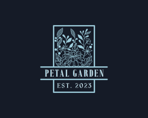 Flower Garden Plants logo design