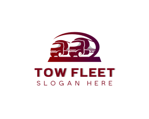 Tanker Truck Transportation logo design