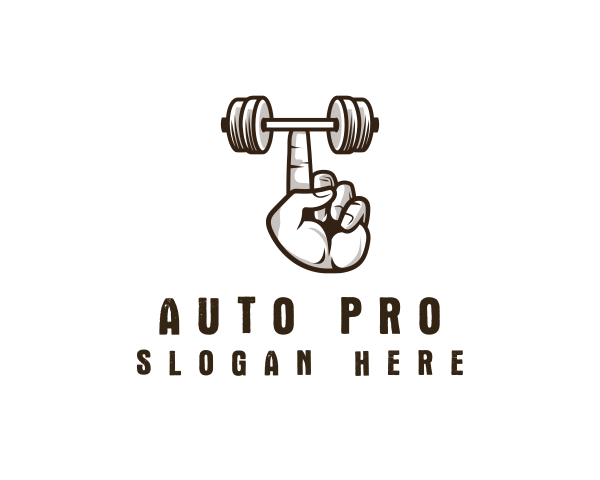 Weightlifting logo example 2