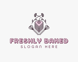 Floral Cake Confectionery logo design