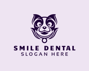 Smiling Cute Dog logo design