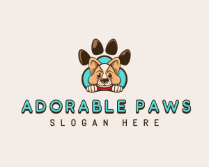 Puppy Paw Veterinary logo design