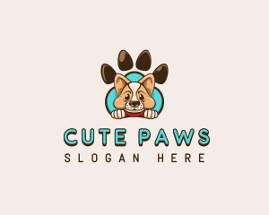 Puppy Paw Veterinary logo design