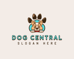 Puppy Paw Veterinary logo design