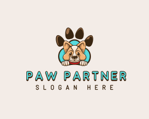 Puppy Paw Veterinary logo design