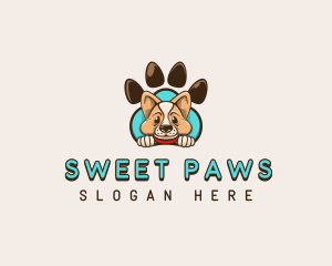 Puppy Paw Veterinary logo design