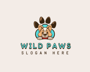 Puppy Paw Veterinary logo design