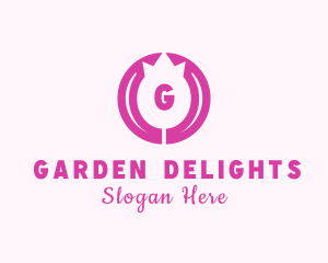 Tulip Flower Garden logo design