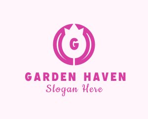 Tulip Flower Garden logo design