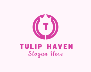 Tulip Flower Garden logo design