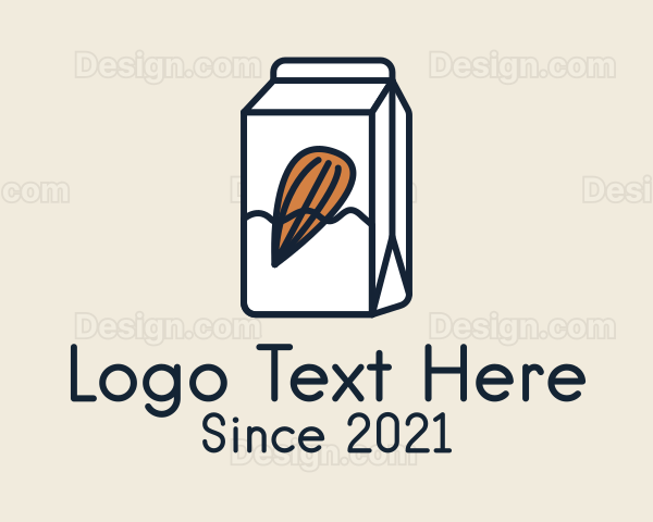 Almond Milk Carton Logo