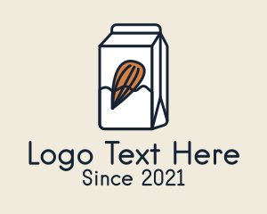 Almond Milk Carton logo