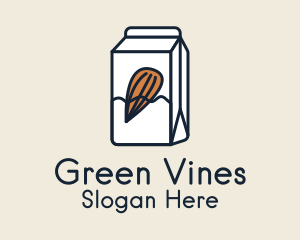 Almond Milk Carton Logo