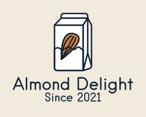 Almond Milk Carton logo