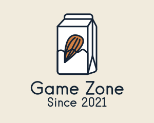 Almond Milk Carton logo