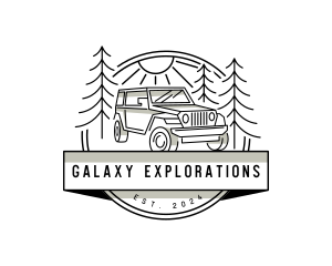 Jeep Travel Adventure logo design