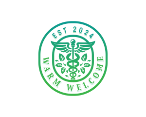 Caduceus Wellness Hospital logo design