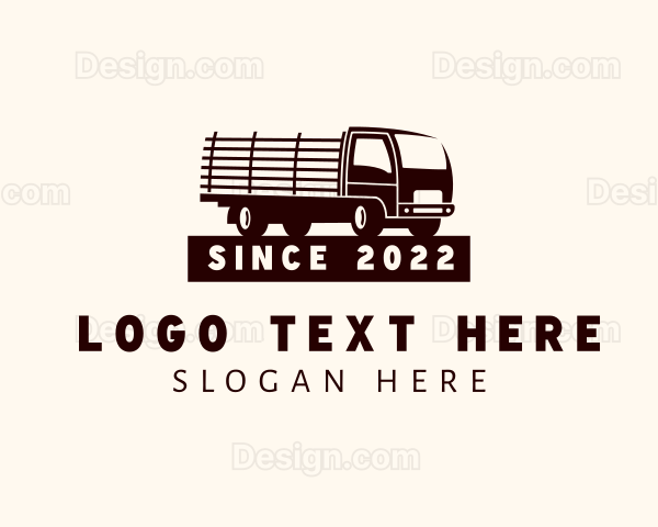 Farm Delivery Truck Logo