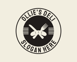 Sausage Deli Restaurant Deli logo design