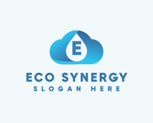 Cloud Water Droplet logo