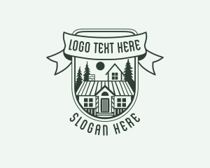 House Cabin Roof logo