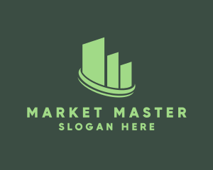 Real Estate Stock Market logo design