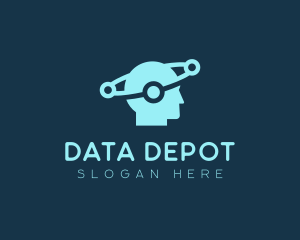 AI Technology Data Scientist logo design