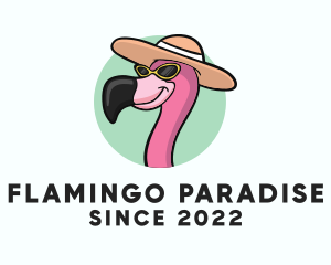 Tropical Flamingo Hat logo