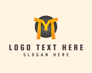 3d - 3D Letter M logo design