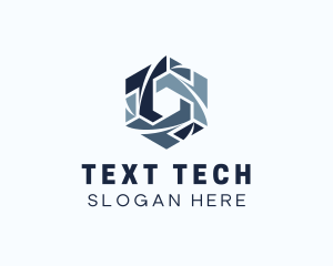 Modern Tech Hexagon logo design