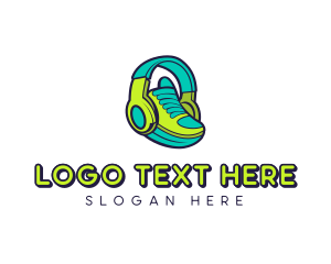 Headset Sneaker Fashion Logo