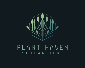 Circuit Plant Software logo design