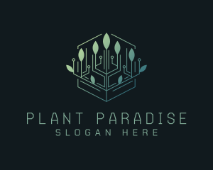 Circuit Plant Software logo design