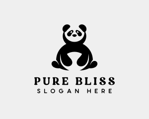 Wild Panda Bear logo design