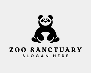 Wild Panda Bear logo design