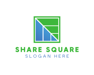 Generic Square Leaf  logo design