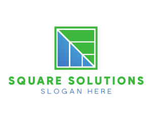 Generic Square Leaf  logo design