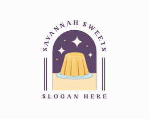 Sweet Pudding Dessert logo design