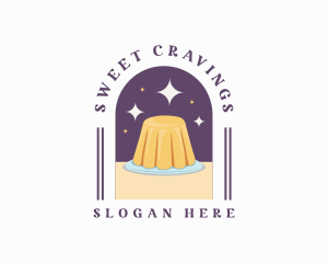 Sweet Pudding Dessert logo design