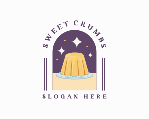 Sweet Pudding Dessert logo design