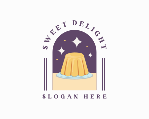 Sweet Pudding Dessert logo design