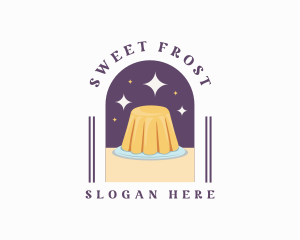 Sweet Pudding Dessert logo design