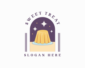 Sweet Pudding Dessert logo design