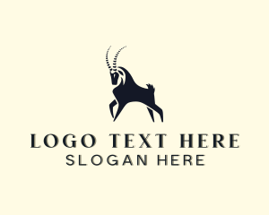 Ibex Forest Animal logo